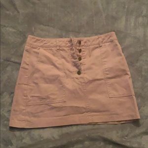 Button up mini skirt: cute for going out